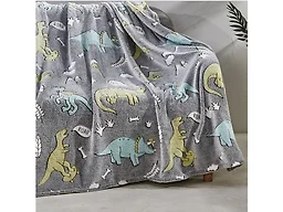 Luxury Home GITD-THROW-GREYDINO Glow in th