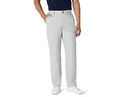 Amazon Essentials Men's Classic-Fit Wrinkle-Resistant Flat-Front Stretch Chino Pant, Light Grey, 32W x 30L