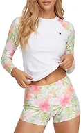 Hurley BOS-B0DPGQYR43 Medium Hurley Womens 2Pc Rash 