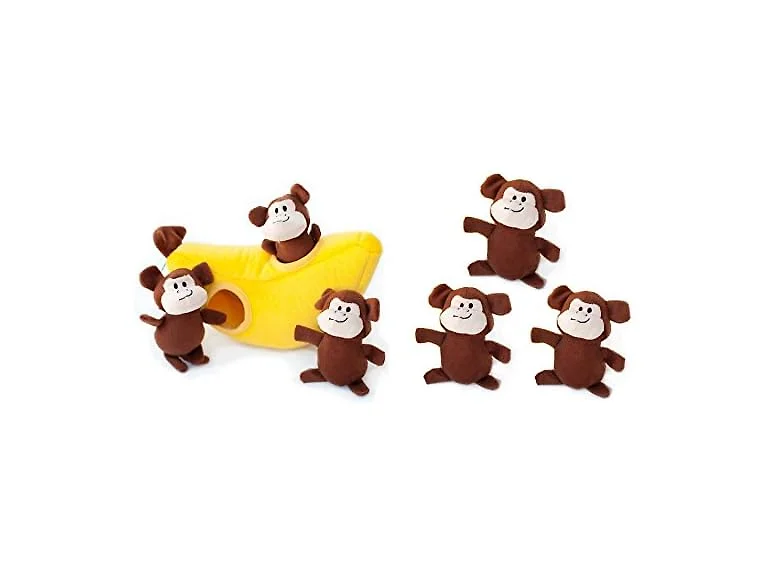 ZippyPaws Monkey Banana Set
