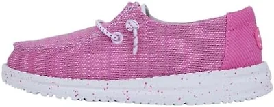 Hey Dude Kids Shoes, Wendy Youth Sport Mesh, Bright Pink, 35