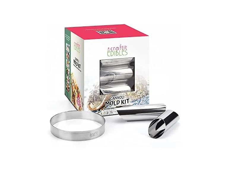 18 Pack Cannoli Tube Mold Set