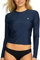Hurley BOS-B0GHT9R4N8 Large Hurley Womens L/S Rash G