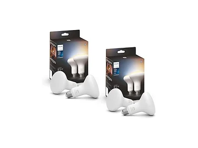 Philips Hue Smart 85W BR30 LED Bulb, 4 Pack
