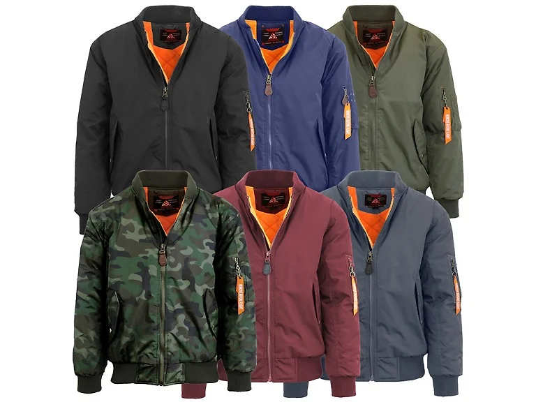 Mens Heavyweight MA-1 Bomber Jacket