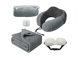 ZTECH XT-ZTTN0105GY-SET 5-Piece Travel Comfort Set Gre