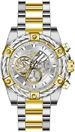 Invicta ZWI-49746 52mm Mens Bolt Quartz Watch Gold/Steel/S