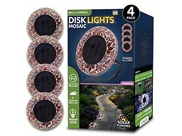 BELL + HOWELL NB-7858 Pack Of 4 4Pack Mosaic Disk Light T