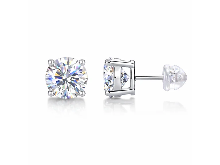 Moissanite Stud Earrings
