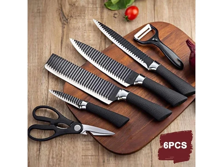6-Piece Non-Stick Culinary Knife Set