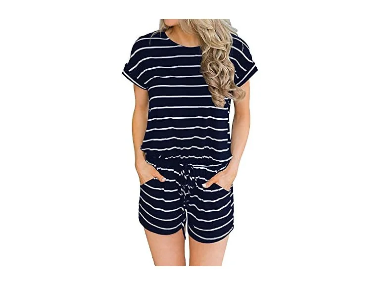 Hount Women (XL) Summer Short Sleeve Jumpsuits