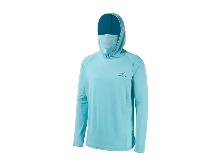 Bassdash Men (XXL) UPF 50+ Men's Long Shirt Hoodie