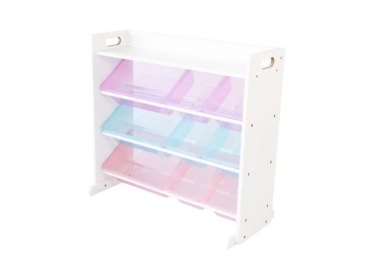 Humble Crew Toy Organizer Display 9 Bins Pastel