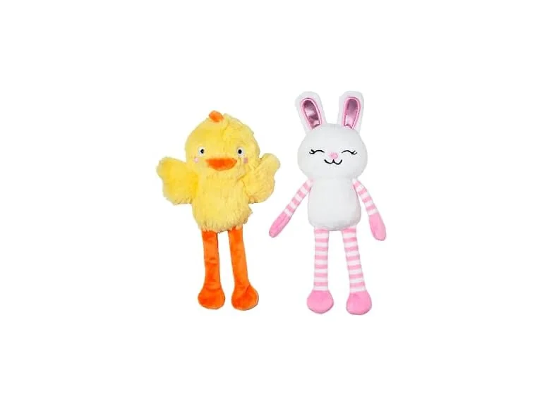 Fringe Studio Plush Dog Toy, 2 Pieces Set
