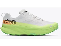Hoka 1155115-WNL 7 Hoka Torrent 4 Men's Shoes White/Neon Lime