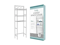 J&V TEXTILES 330-SI Silver - Space Saver with Three Tiers