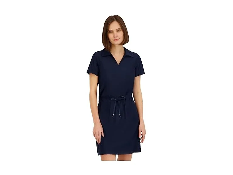 Spyder Women Collared Stretch Short Sleeve Dress