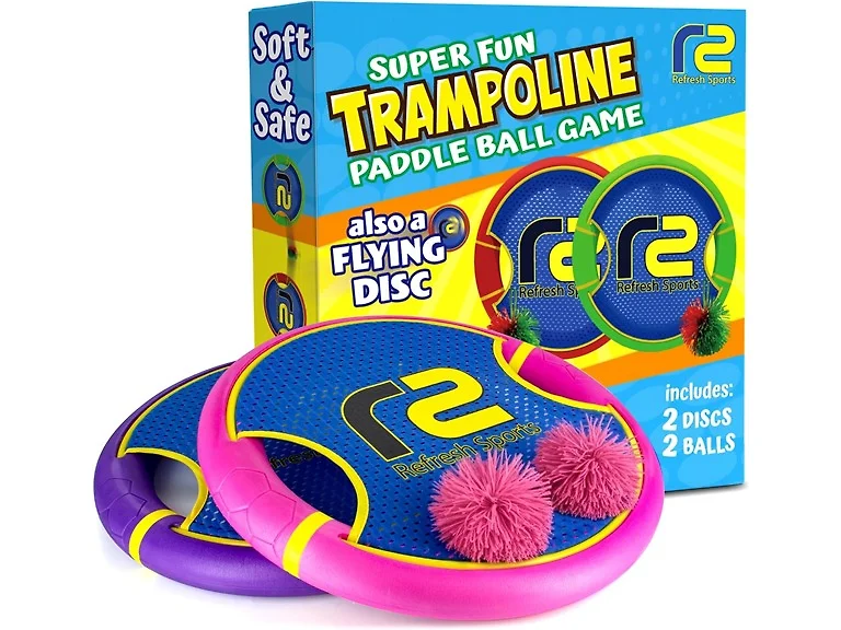 Paddle & Stringy Ball Toss & Catch Game