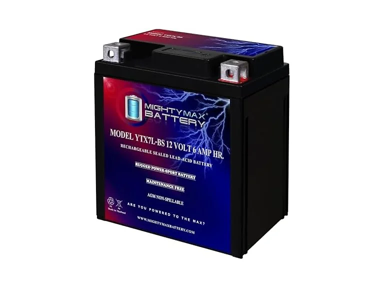 Mighty Max Battery Mighty Max Battery YTX7L-BS 12V 6AH