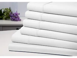 Bamboo 6-Piece 1800 Count Luxury Sheet Set