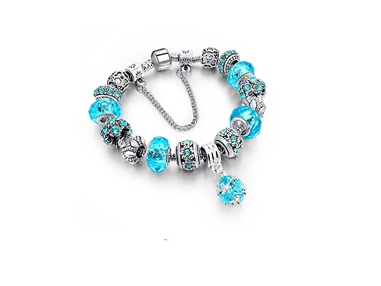 Yeidid Crystal Charm Bracelet