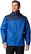 Columbia Men's Glennaker Lake II Rain Jacket, Mountain Blue/Collegiate Navy, X-Large Tall