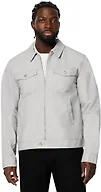 Amazon Essentials Men's Cotton Canvas Zip-Front Trucker Jacket 