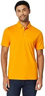 Amazon Essentials Men's Moisture Wicking Golf Polo Shirt, Short Sleeve, Slim-Fit, Quick-Dry, Active Wear, Apricot Orange, X-Small