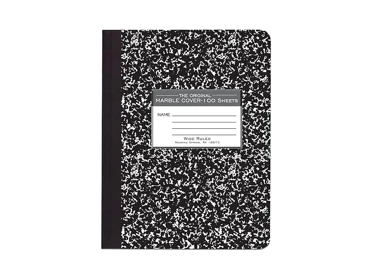 ROARING SPRING Hard Cover Composition Notebook