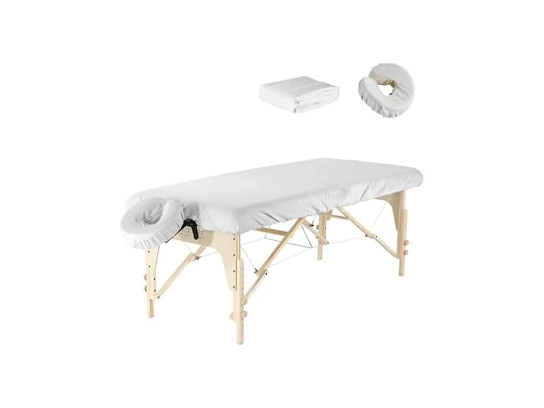 Master Massage Microfiber Cover Set 85 x 35 White