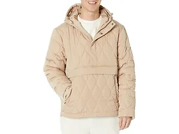 Amazon Essentials Men's Anorak Hooded Quarter-Zip Puffer Coat, Tan, XX-Large