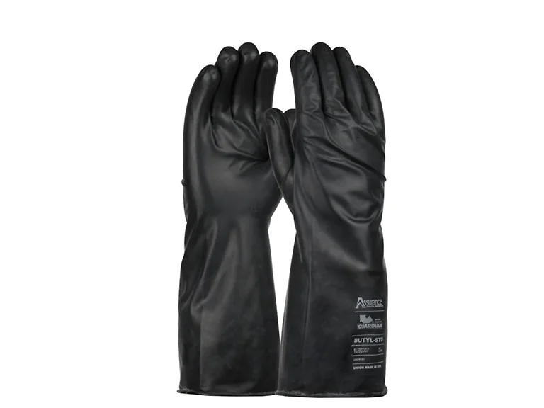 Boss 14 in. Butyl Rubber 7 mil Guardian Gloves