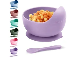 3 Pack Baby Suction Bowls with Spoon
