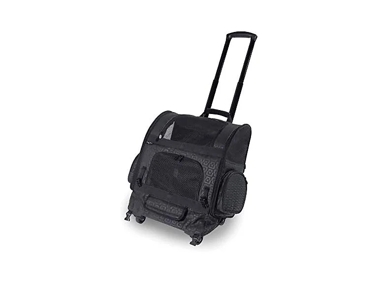 Gen7Pets Dog Carrier - Large Black Roller Bag