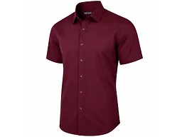 James Tailor LC-JMMS-250-BG-S Small Mens S/S Stretch Dress S
