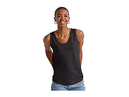Hanes Originals Tri-Blend Tank Top, Lightweight Sleeveless Shirt for Women, Plus, Black, Medium
