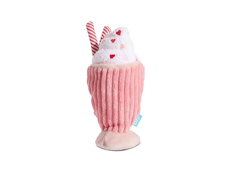Barkbox Red Whine Milkshake Dog Toy - Squeaky
