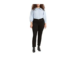 Levi's Women's Classic Straight Jeans, Soft Black (Waterless), 27 (US 4) R