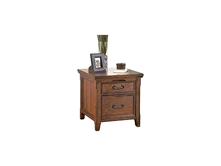 Ashley Woodboro Media End Table Brown