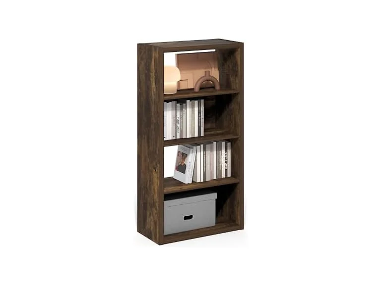 Furinno Viola 4-Tier Bookshelf Pine