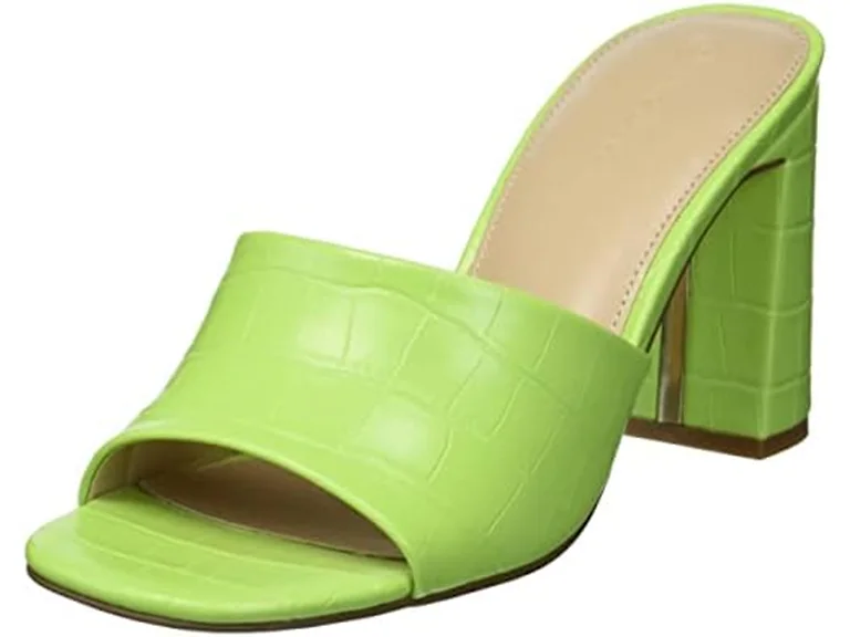 The Drop Women's Pattie High Block Heeled Mule