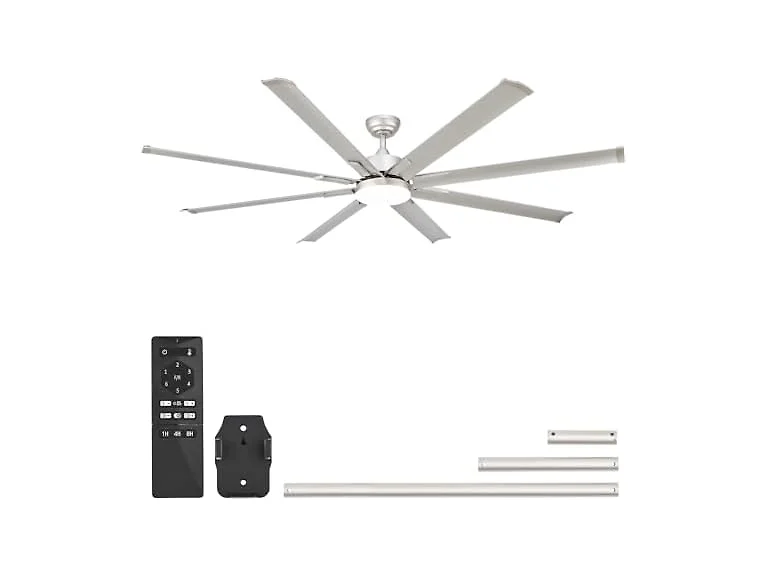 VONLUCE 72" Industrial Ceiling Fan w/ Light
