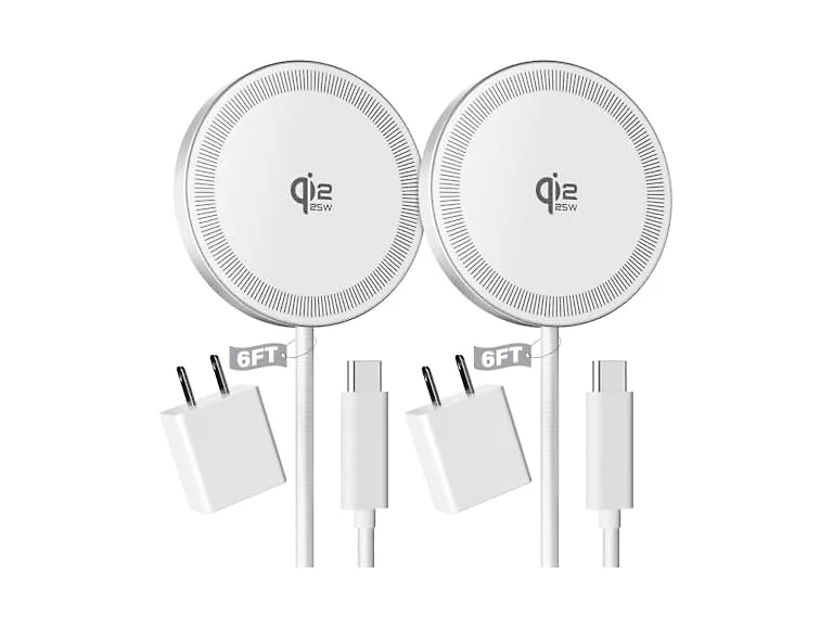 TAGZILO 2-Pack 25W Wireless Charger