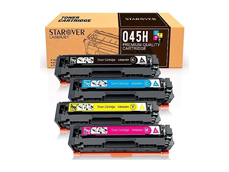 STAROVER Canon 045 Toner Cartridge 4Pk