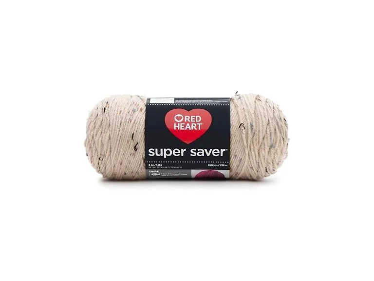Red Heart Super Saver Yarn - Buff Fleck