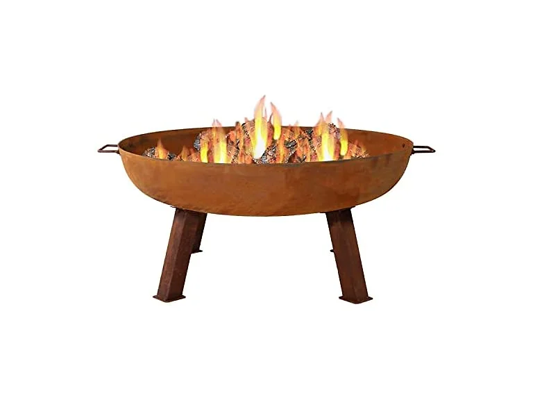 Rustic Cast Iron Fire Pit Bowl