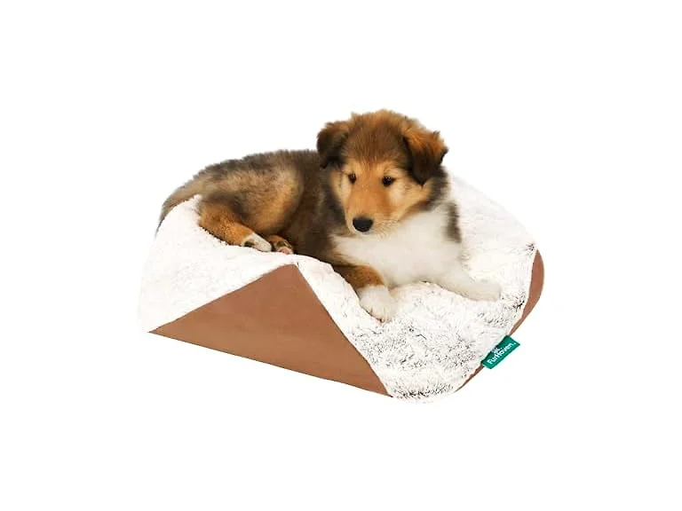 Furhaven XS Dog Bed 20 Inch Round Pet Bed