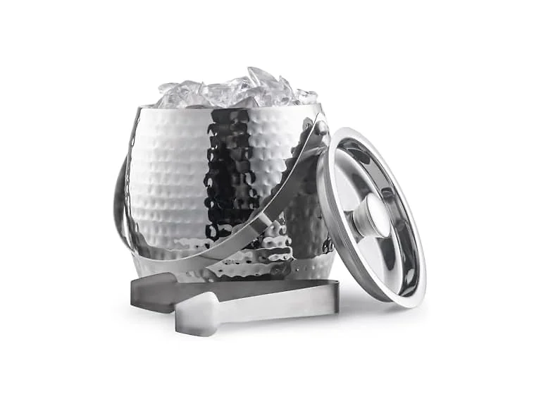 Insulated Ice Bucket w/ Lid & Tongs 1.7L