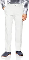 Amazon Essentials Men's Classic-Fit Wrinkle-Resistant Flat-Front Chino Pant, Light Grey, 36W x 28L