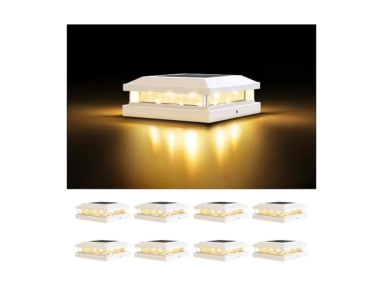 Solar Post Cap Lights Outdoor